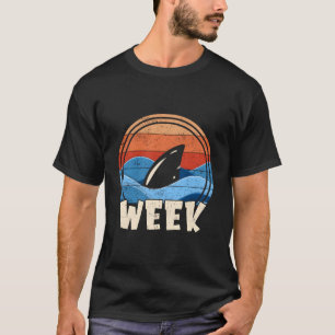 Camiseta Semana Retro De La Aleta De Tiburón 2023 El Techo 