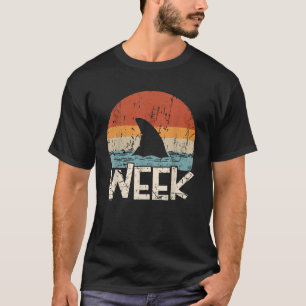 Camiseta Semana Retro De La Aleta De Tiburón 2024 Aguante D