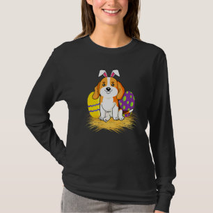 Camiseta Semana Santa Beagle Dog Holiday Bunny Oars Y Color