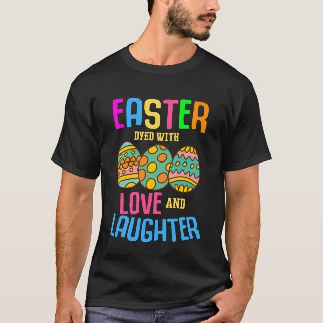 Camiseta Semana Santa Bunny Colorful Easter Egg Dye Rabbit  (Anverso)