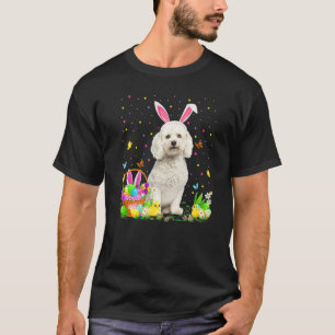 Camiseta Semana Santa Caza De Huevo Gracioso Bichon Frise D