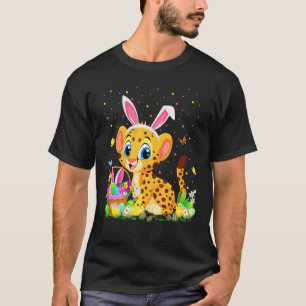 Camiseta Semana Santa Cheetah Bunny Egg Hunting Cheetah Eas
