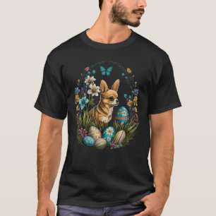 Camiseta Semana Santa Chihuahua Bunny huevos de perro en Pa