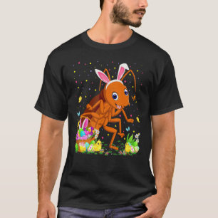 Camiseta Semana Santa Cockroach Bunny Egg Caza de cucaracha