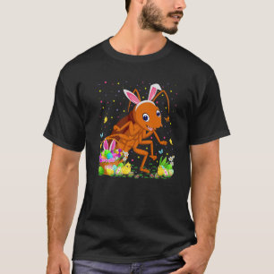 Camiseta Semana Santa Cockroach Bunny Egg Caza de cucaracha