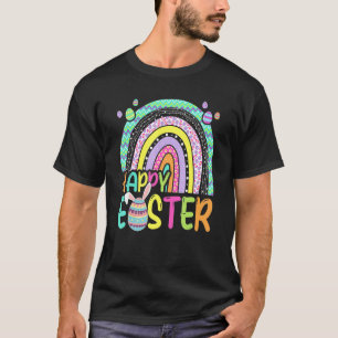 Camiseta Semana Santa Conejo Arcoiris Conejo de Pascua Huev