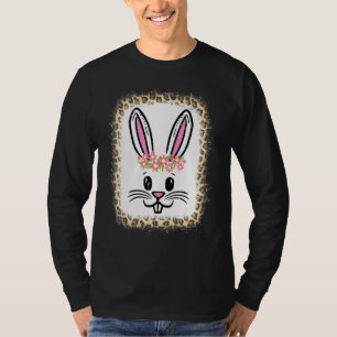 Camiseta Semana Santa Conejo Conejo Face Flowe Chicas Cute