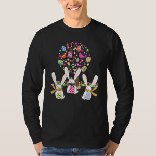 Camiseta Semana Santa Feliz Conejito Hombres Huevos Mujeres