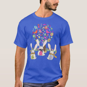 Camiseta Semana Santa Feliz Conejo Huevo Gracioso Hombres M