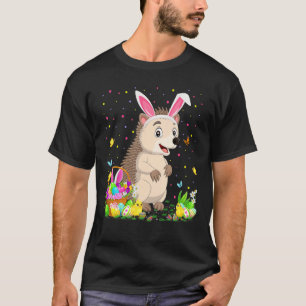 Camiseta Semana Santa Hedgehog Bunny Egg Hung Hedgehog Pasc