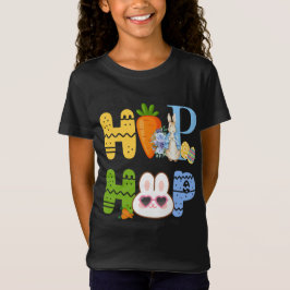 Camiseta Semana Santa "HOP HOP HOP" Bunny & Carrot Spring