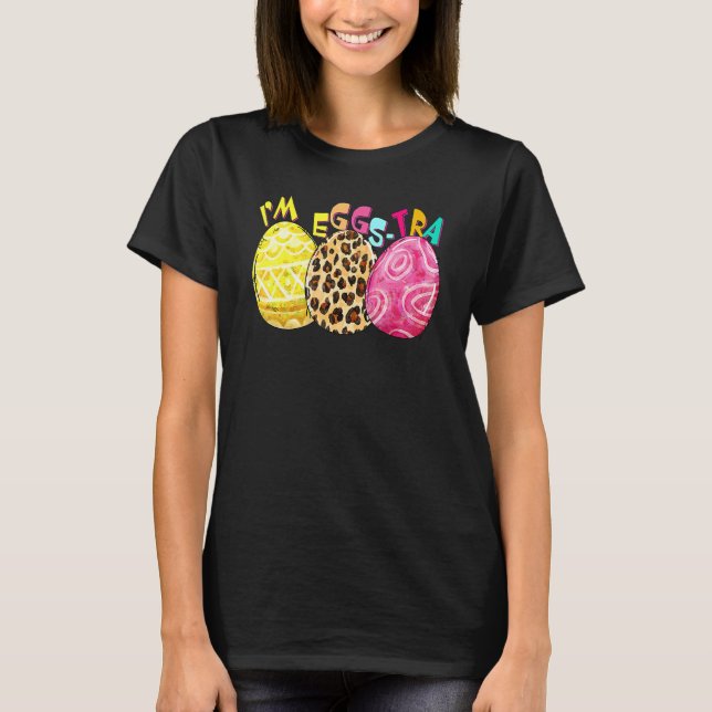 Camiseta Semana Santa Im Eggstra Mujeres Leopard Eggs Gráfi (Anverso)