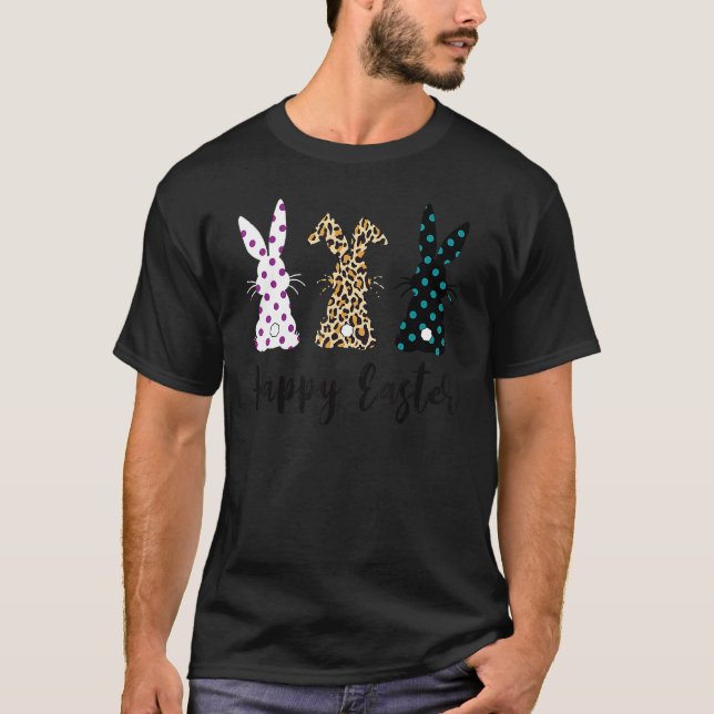 Camiseta Semana Santa Leopardo Tres Conejo Conejo Conejo Fe (Anverso)