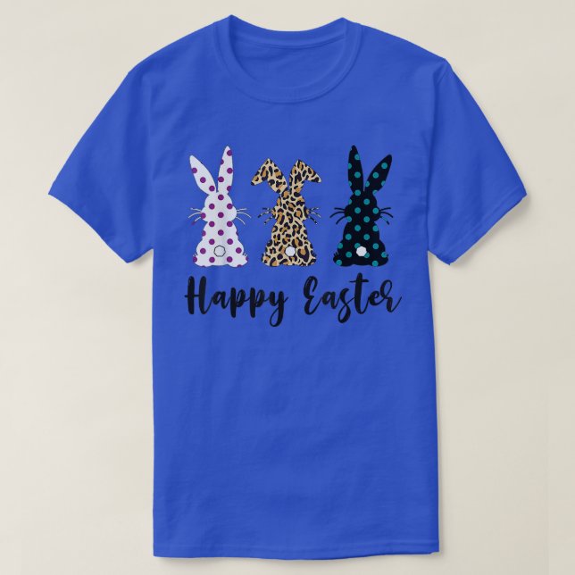 Camiseta Semana Santa Leopardo Tres Conejo Conejo Conejo Fe (Diseño del anverso)