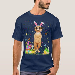 Camiseta Semana Santa Meerkat Bunny Egg Hung Meerkat Easter