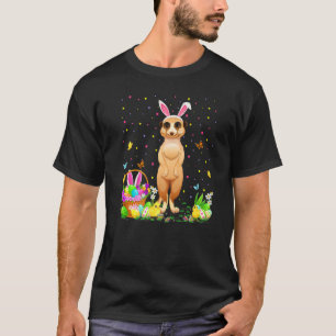 Camiseta Semana Santa Meerkat Bunny Egg Hung Meerkat Easter