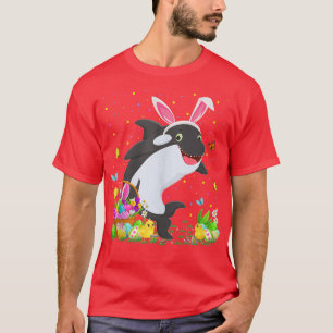 Camiseta Semana Santa Orca Fish Bunny Egg Hunting Orca East