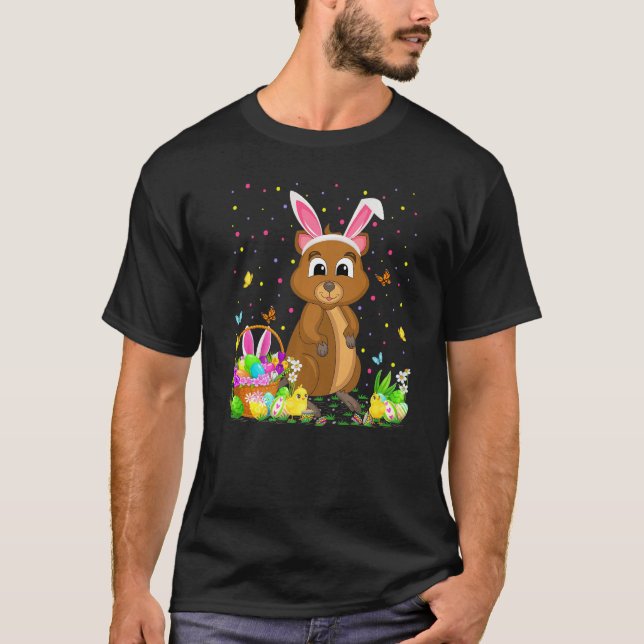 Camiseta Semana Santa Quokka Caza de huevos de conejo Quokk (Anverso)