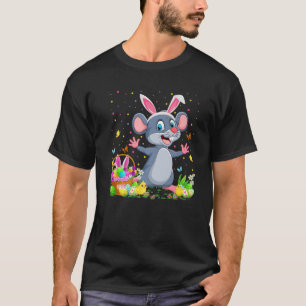 Camiseta Semana Santa Rat Bunny Egg Hung Rat Pascua Domingo