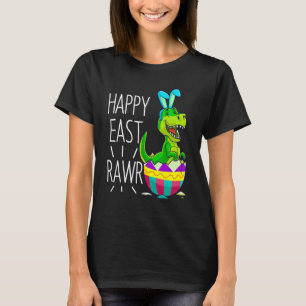 Camiseta Semana Santa Rex Dinosaur Bunny Egme Costume Niños