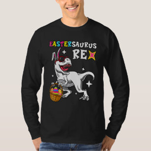 Camiseta Semana Santa T Rex Dinosaurio Huevo Caza Dino Bunn