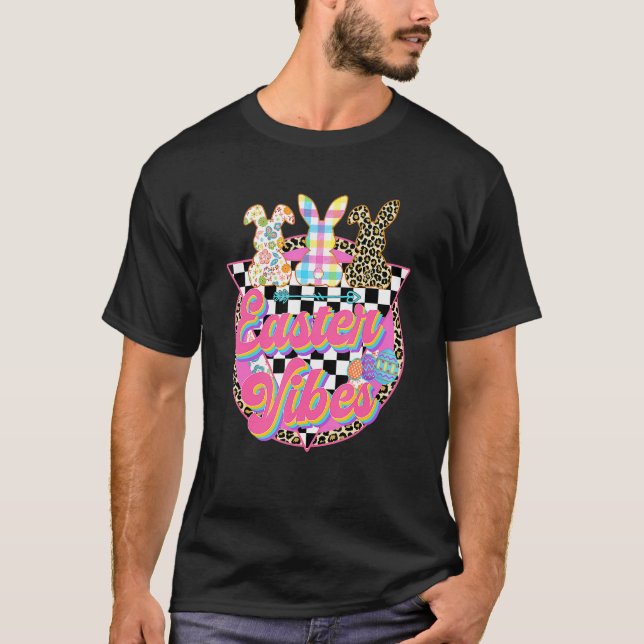 Camiseta Semana Santa Vibes Leoparny Bunny Ears Spring East (Anverso)