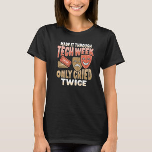 Camiseta Semana Técnica Del Teatro Musical Para Actriz O Ac