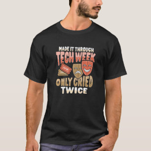 Camiseta Semana Técnica Del Teatro Musical Para Actriz O Ac