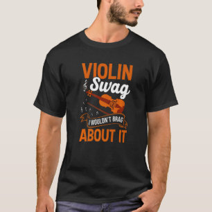 Camiseta Semblante de violín del que no me jactaría Violín