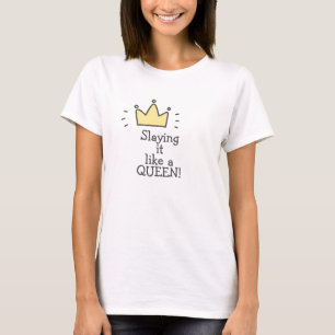 Camiseta ¡Sembrándolo como una REINA!
