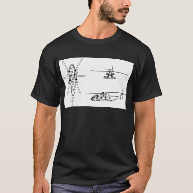 Camiseta Semental del mar CH-53 (Anverso)
