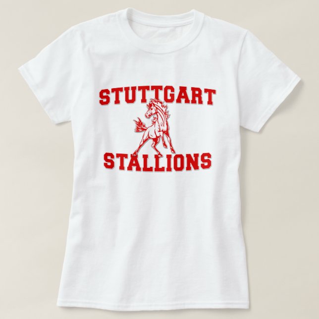 Camiseta Sementales de Stuttgart (Diseño del anverso)