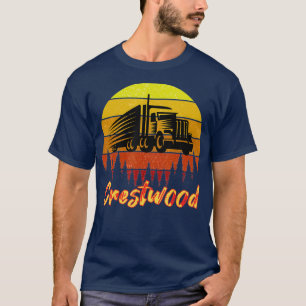 Camiseta Semi de turismo Kentucky KY de Crestwood atascado 