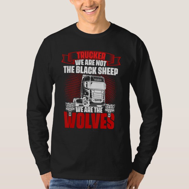 Camiseta Semi trailer truck driver  9 (Anverso)
