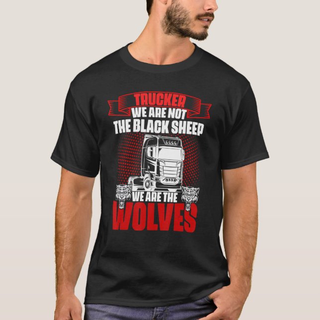 Camiseta Semi trailer truck driver  9 (Anverso)