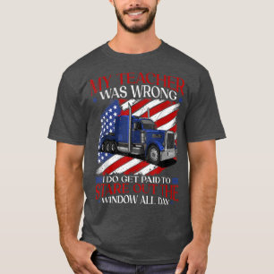Camiseta Semi Truck For Truck Driver - Truck 2539