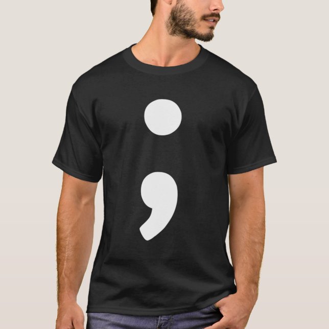 Camiseta Semicolón (Anverso)