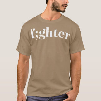 Camiseta Semicolón 3416 de la lucha contra la sensibilizaci