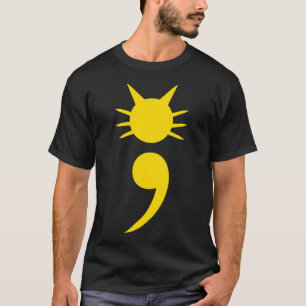 Camiseta Semicolón de Gato Mayo Mes de Concienciación sobre