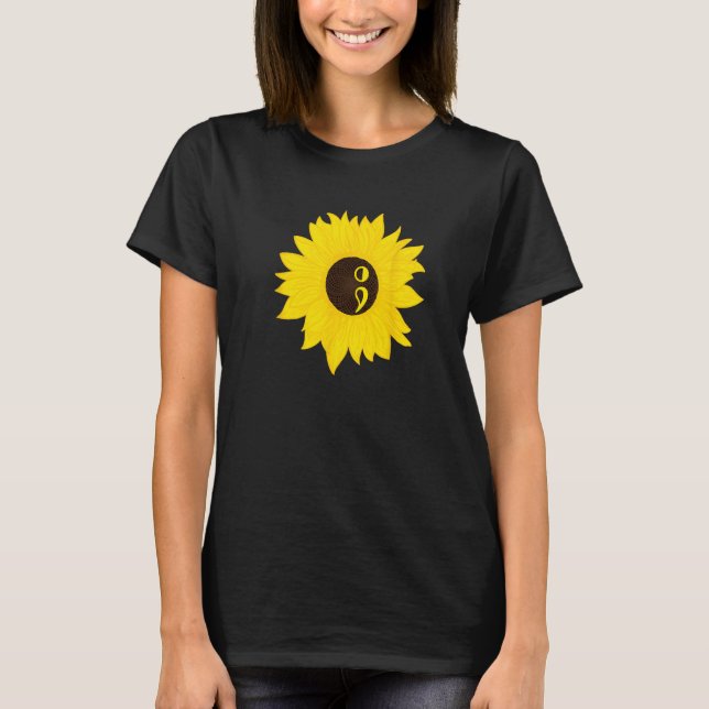 Camiseta Semicolon Sunflower (Anverso)