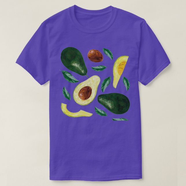 Camiseta semilla de aguacate (Diseño del anverso)