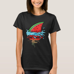 Camiseta Semilla de frutas veraniega de la sandía del tibur