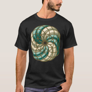 CAMISETA SEMILLA DE TUBO DE VIDA TORUS GEOMETRÍA SACRED