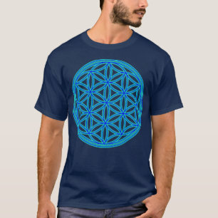 Camiseta Semilla de vida azul