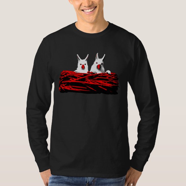 Camiseta Semilla en la manga larga de arena (Anverso)