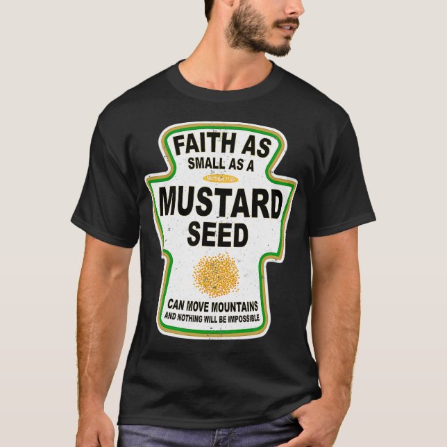 Camiseta Semilla Grunge cristiana de Mostaza Fila Jesús Cam (Anverso)