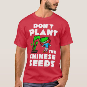Camiseta Semillas chinas raras y graciosas por correo
