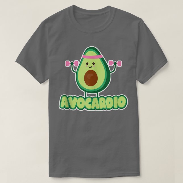 Camiseta Semillas de aguacate de Avocardio ejercicios ejerc (Diseño del anverso)