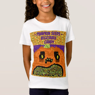 Camiseta Semillas de calabaza de Halloween Vegetable Candy 