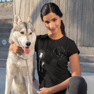 Camiseta Semillas de Diente de León Dispersas por el Viento